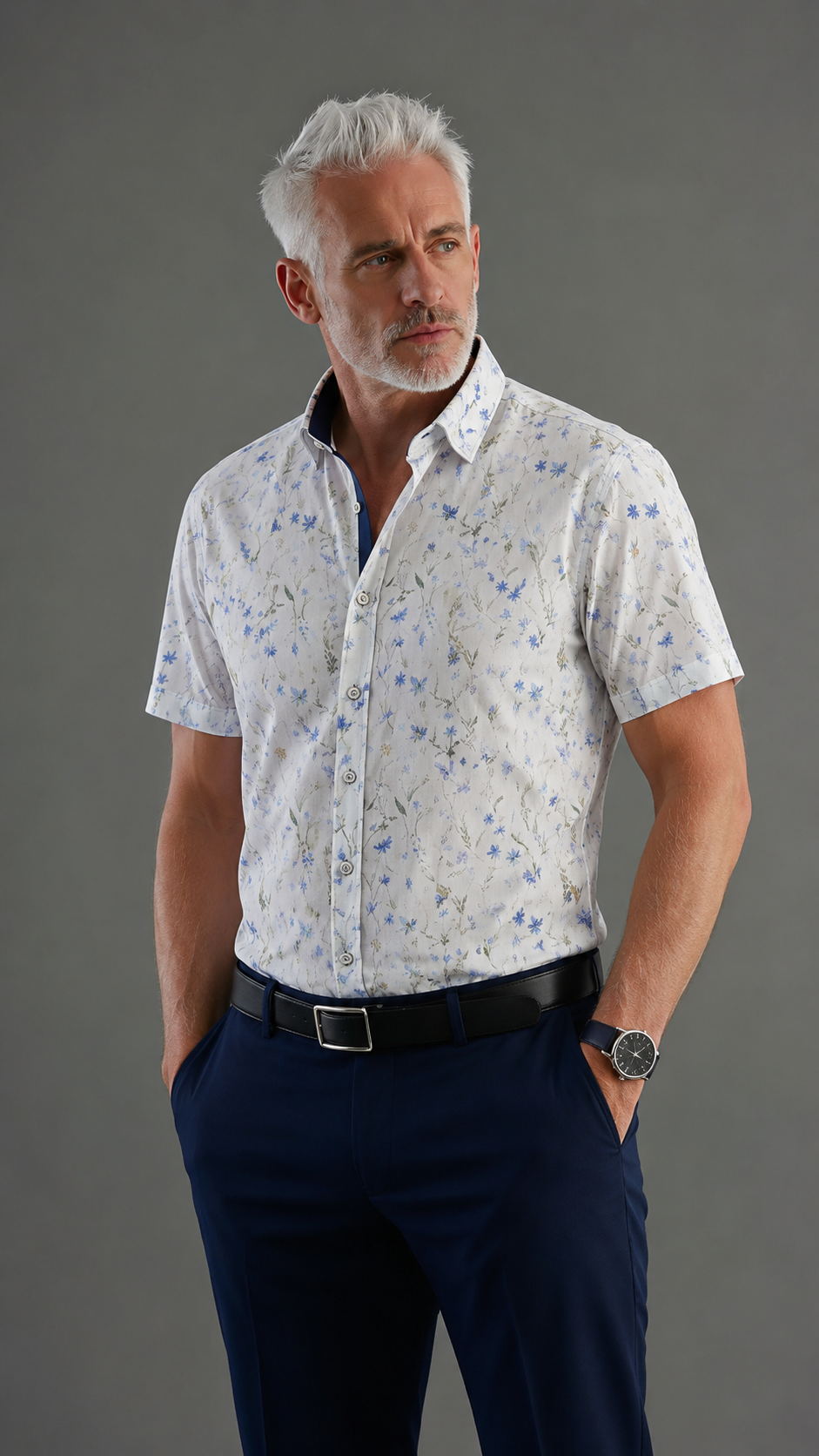 Chemise Florale Slim