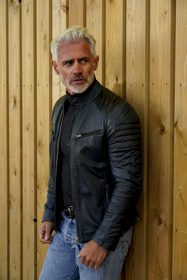BLOUSON CUIR SMITH