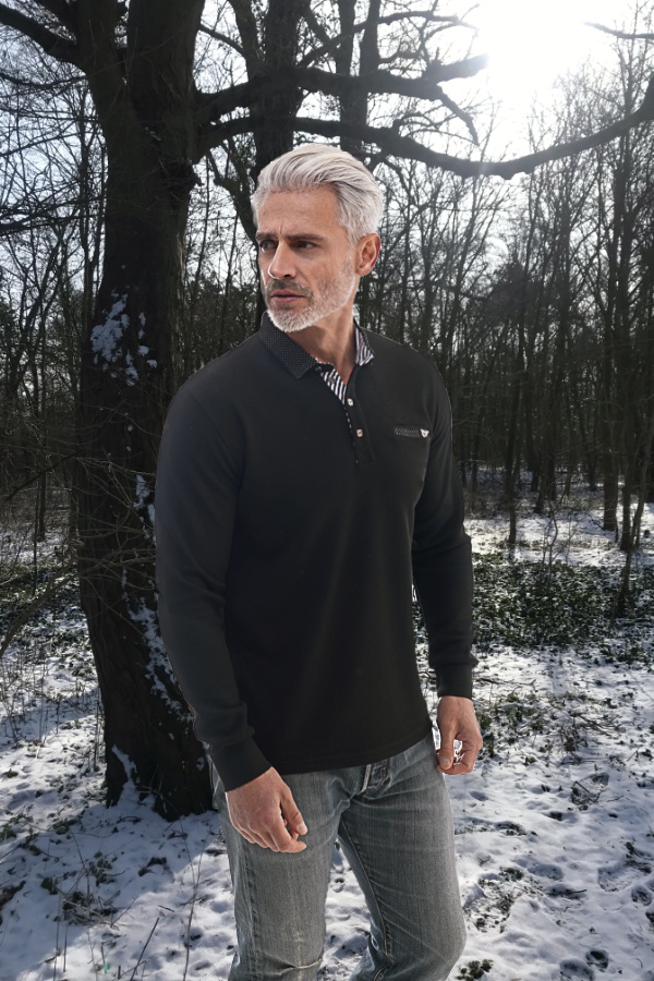 POLO MANCHES LONGUES 8765